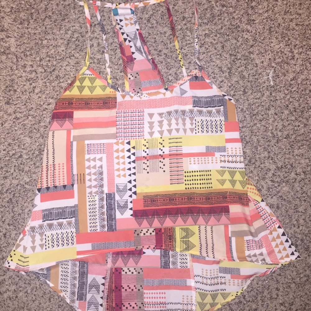 Stylish Patterned Tank Top